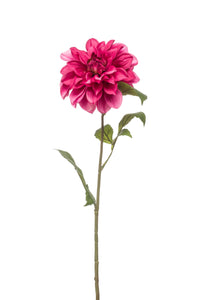 Dalia artificial - 1 tallo - rojo fucsia